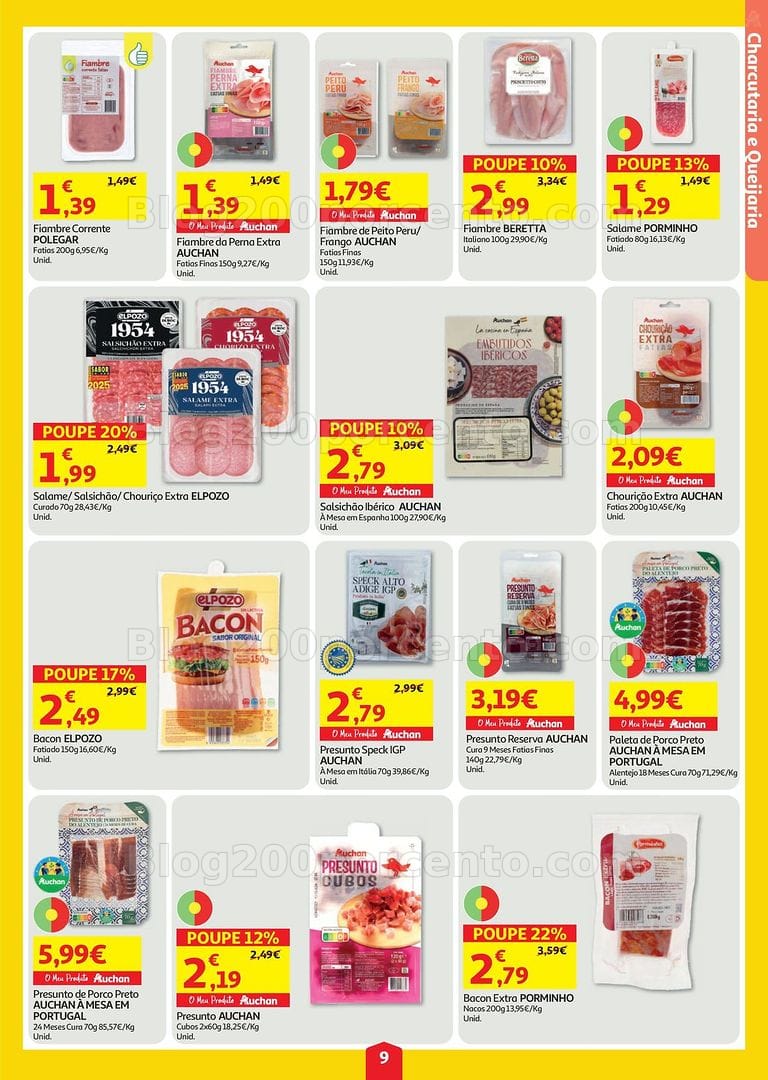 Antevisão Folheto AUCHAN Super Poupança Promoções de 30 julho a 5 agosto